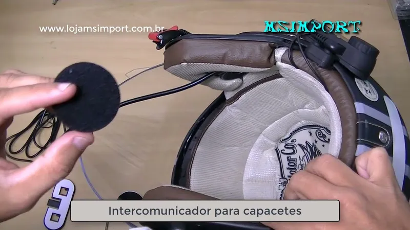 Intercomunicador Capacete
